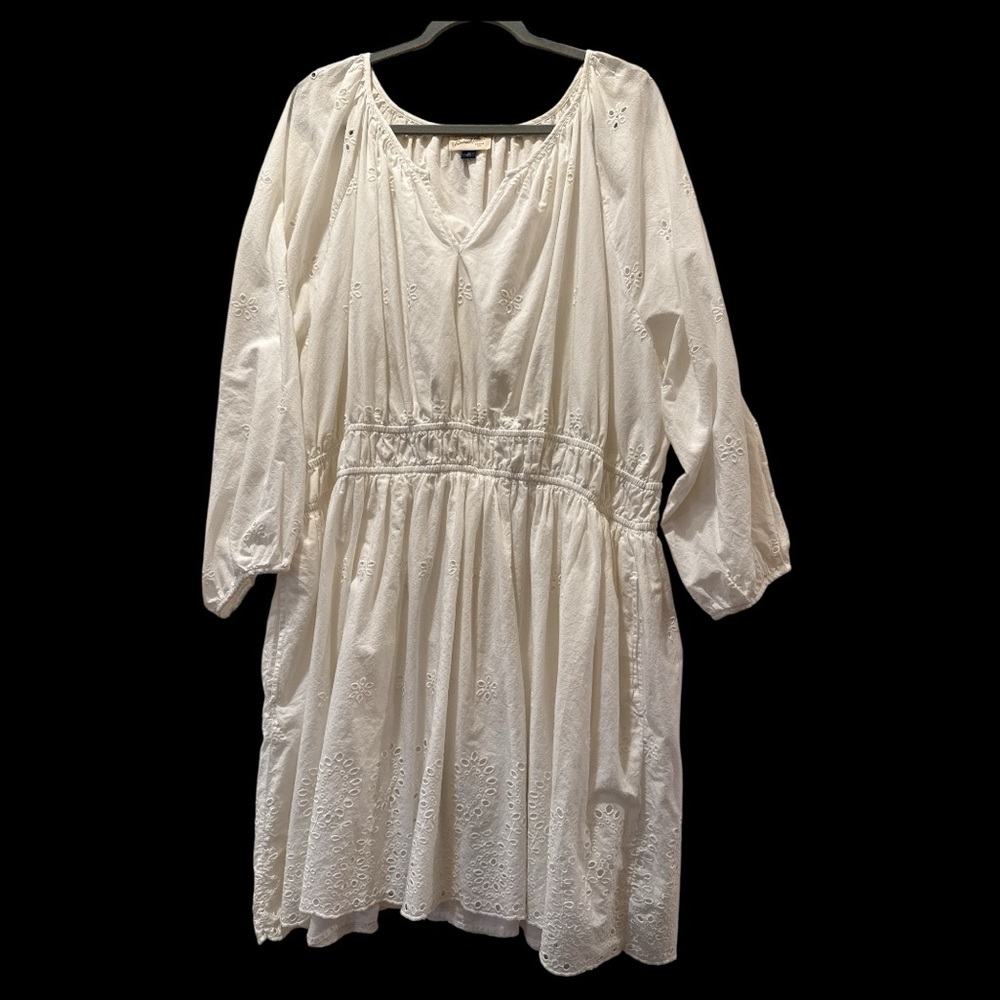 Universal Thread White Eyelet Dress